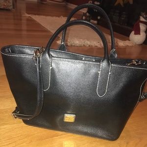 Dooney & Bourke Black Leather Handbag/Crossbody